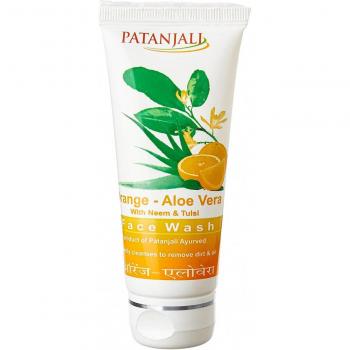 Nettoyant Visage Orange Aloe Vera Patanjali (60 g)