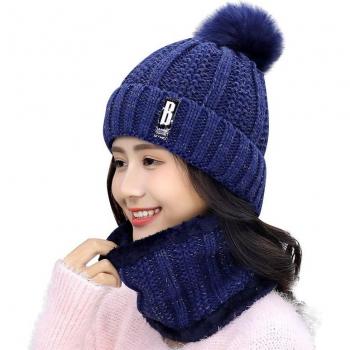 Guantes de Punto y Gorro de Lana para Invierno