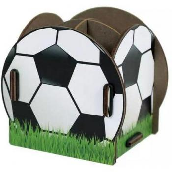 Werkhaus Fußball‑Stiftentasche mit Kiefernhalter
