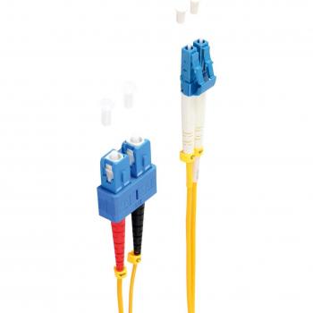 Shiverpeaks -BASIC-S--Duplex Patchkabel LC/SC 9/125µ, OS1/OS2, gelb 2,0m