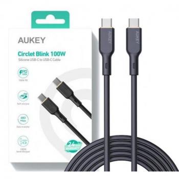 Aukey Cable de Carga USB-C 100W 5A 1.8m