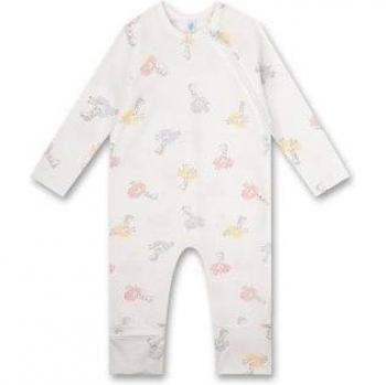 Combinaison beige Sanetta avec girafes