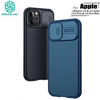 Nillkin – Coque Premium Rigidité pour iPhone 12, 12 Pro, 12 Mini, 12 Pro Max avec protection CamShield Pro et caméra coulissante