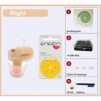 Invisible Wireless Mini CIC Hearing Amplifier for Adults