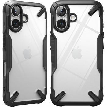 Fusion X Ringke – krúžkový kryt pre Apple iPhone 16 v čiernej farbe