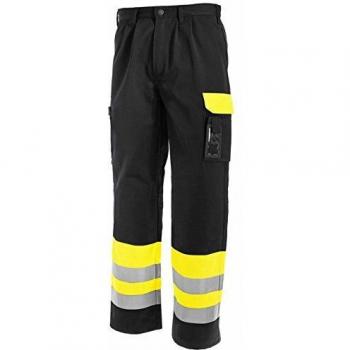 Blaklader Pantalon Haute Visibilité Jaune Fluorescent/Noir Taille 46L
