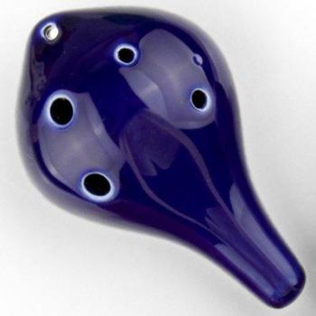 6-Hole Long-Mouth Alto C Ocarina in 4 Colors