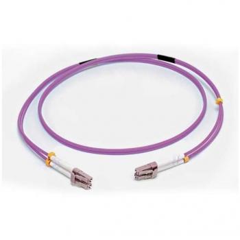 C2G LC/LC OM4 LSZH Glasfaser-Patchkabel - Violett (1 m)