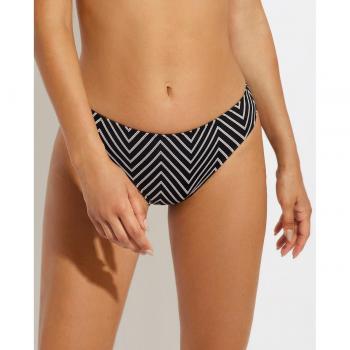 Braga de bikini clásica Selmark con estampado negro
