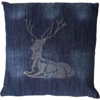 Coussin Décoratif Cerf Scintillant 45x45cm
