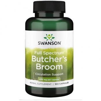 Swanson Full Spectrum Butcher’s Broom 470 mg – 100 Cans