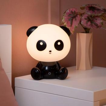 Lampe de table Dodo Panda pour enfants, noir et blanc, dimmable, ABS