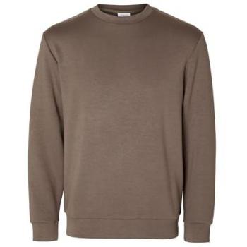 Felpa Selected Emanuel Soft 2XL Marrone