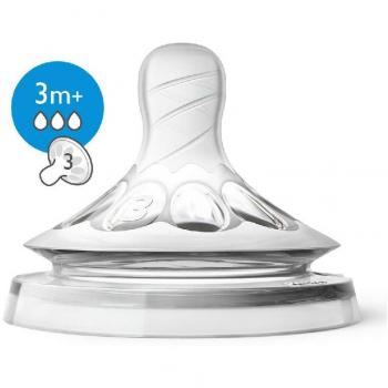 Philips Avent Natural Sauger 3+ Monate 2er Pack