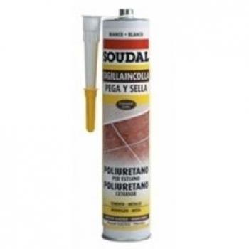 Poliuretano Pega y Sella Negro 300 ML