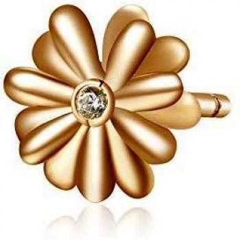 Aretes de Plata Rosato Storie con Diseño Floral - RZO022