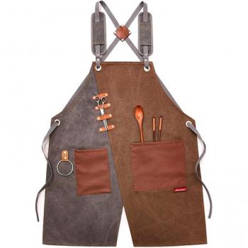 Kochschürze aus Jeans mit praktischen Taschen für BBQ und Küche