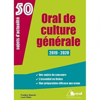 Oral De Culture Générale : 50 Sujets D'Actualité