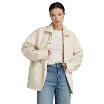 G-star Camicia Boxy Sherpa Lined Ecru S