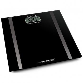 Báscula de Baño Esperanza EBS018K Vidrio Templado