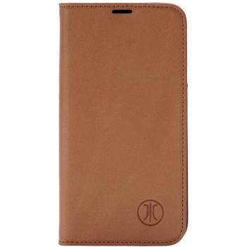 JT Berlin iPhone 15 Pro Max - JT Berlin Tegel Flip Case cognac