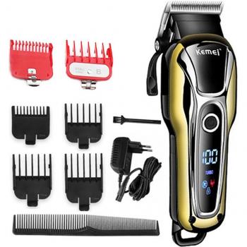 Máquina Barbero LED Kemei