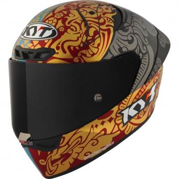 Casque Intégral KYT KX‑1 Race GP Bastianini IDN Replica 2023 Matinée