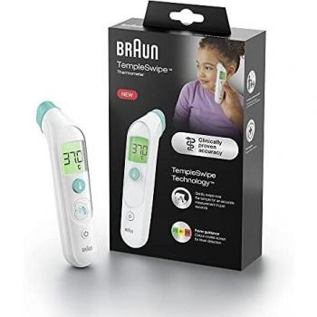 Braun BST200WE Térmómetro de Mano Blanco Frontal