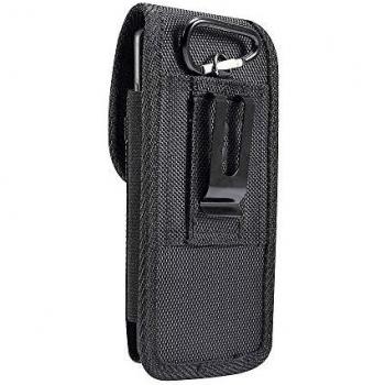 Funda Vertical Nylon Honor Play 8A (2019) Clip Metálico Tarjetero Negra