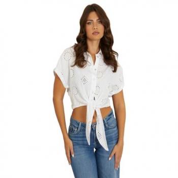 CAMICIA BRIGITTE DONNA TRAFORATA WHITE MULTI XS