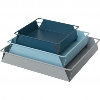 Andas Nilsby Tablett-Set, 3 Stück (31x31x5 cm / 26x26x5 cm / 21x21x5 cm)