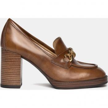 Mocasín Nero Giardini con tacón de 6 cm