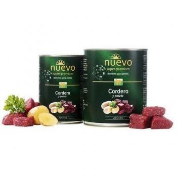 NUEVO Lata Perro ADULTO Cordero y Patata - Pack de 12 unidades