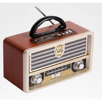 Andowl Radio Despertador Vintage USB FM/AM