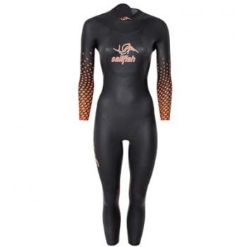 Traje de neopreno Sailfish Ignite 2 3mm naranja negro mujer - SM