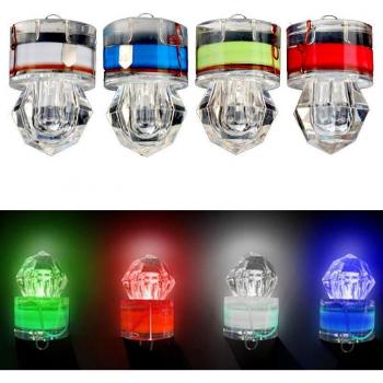 10PCS Mini LED ABS Fishing Light for Squid