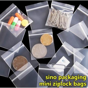 Pack 100 Sacs Zippés Mini-Polyéthylène