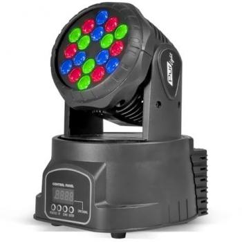 Jeu de lumière - PUR LIGHT - Ohio18LED - 18x3W RGB - Etrier de fixation inclus - Noir