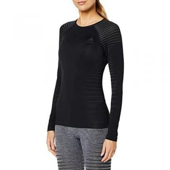 Odlo Women's Performance Light Long Sleeved Baselayer Top - Black - female
