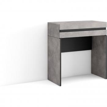 Tocador Estilo Cemento con Cajón 70 cm