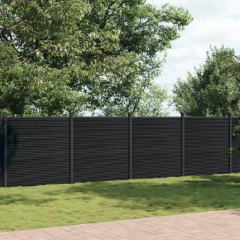 VidaXL 699x186 cm Grey WPC Fence Panel