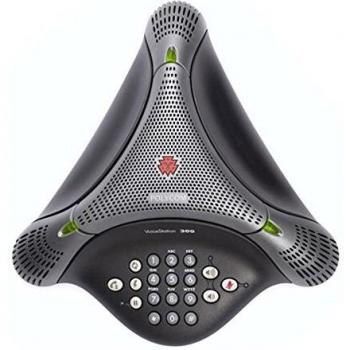 Polycom Voice Station 300 - Telefono per conferenza con microfono integrato, colore: Bianco