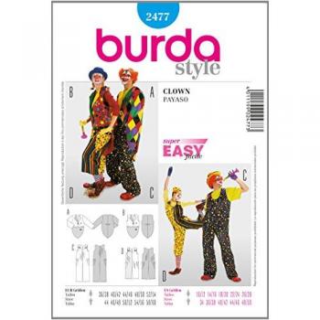 Clown Adult Burda 2477 Costume