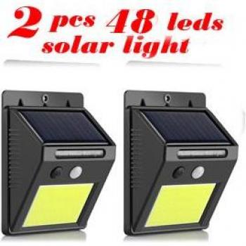 2/4PCS 30 LED Solar Garden Light with Motion Sensor