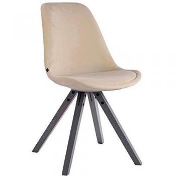 Chaise de Salle à Manger Toulouse Velours Gris