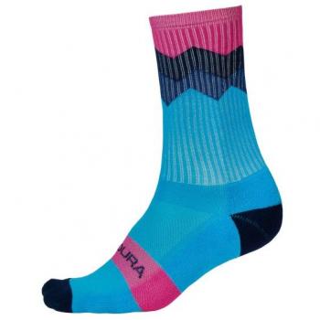 Calzini Endura Crest Line Blu Rosa