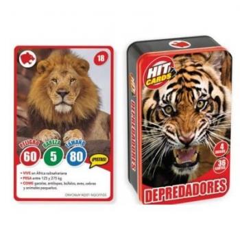 Caja de Cartas Metálica de Depredadores