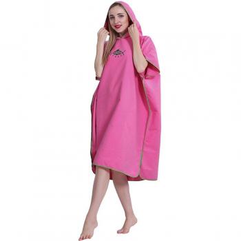 Poncho serviette microfibre adulte