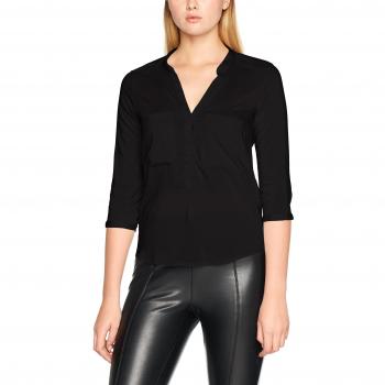 Chemisier Femme Vero Moda Vmerika Plain 3/4 Shirt Noos, Couleur Noir, Taille Fabricant: X-Large