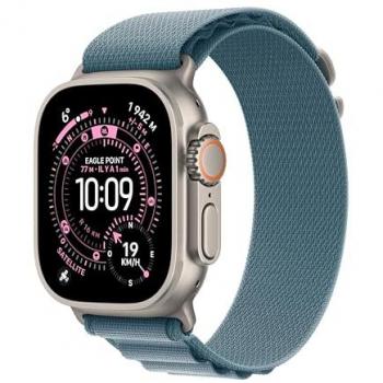 Apple Watch Ultra 3 GPS + Cellulaire 49mm Boîtier Titane Naturel Boucle Alpine S